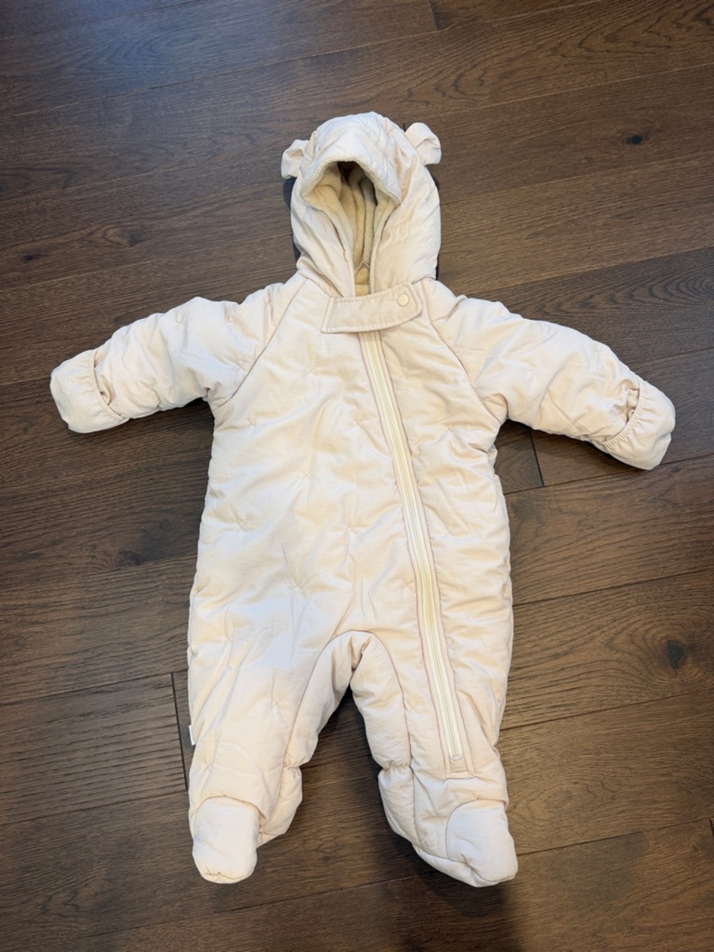 7 AM Enfant Bebe snowsuit Tan - Size 6-12 Months - C39-069 - Picture 2 of 9